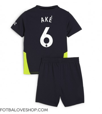 Manchester City Nathan Ake #6 Dětské Venkovní Dres 2024-25 Krátký Rukáv (+ trenýrky)